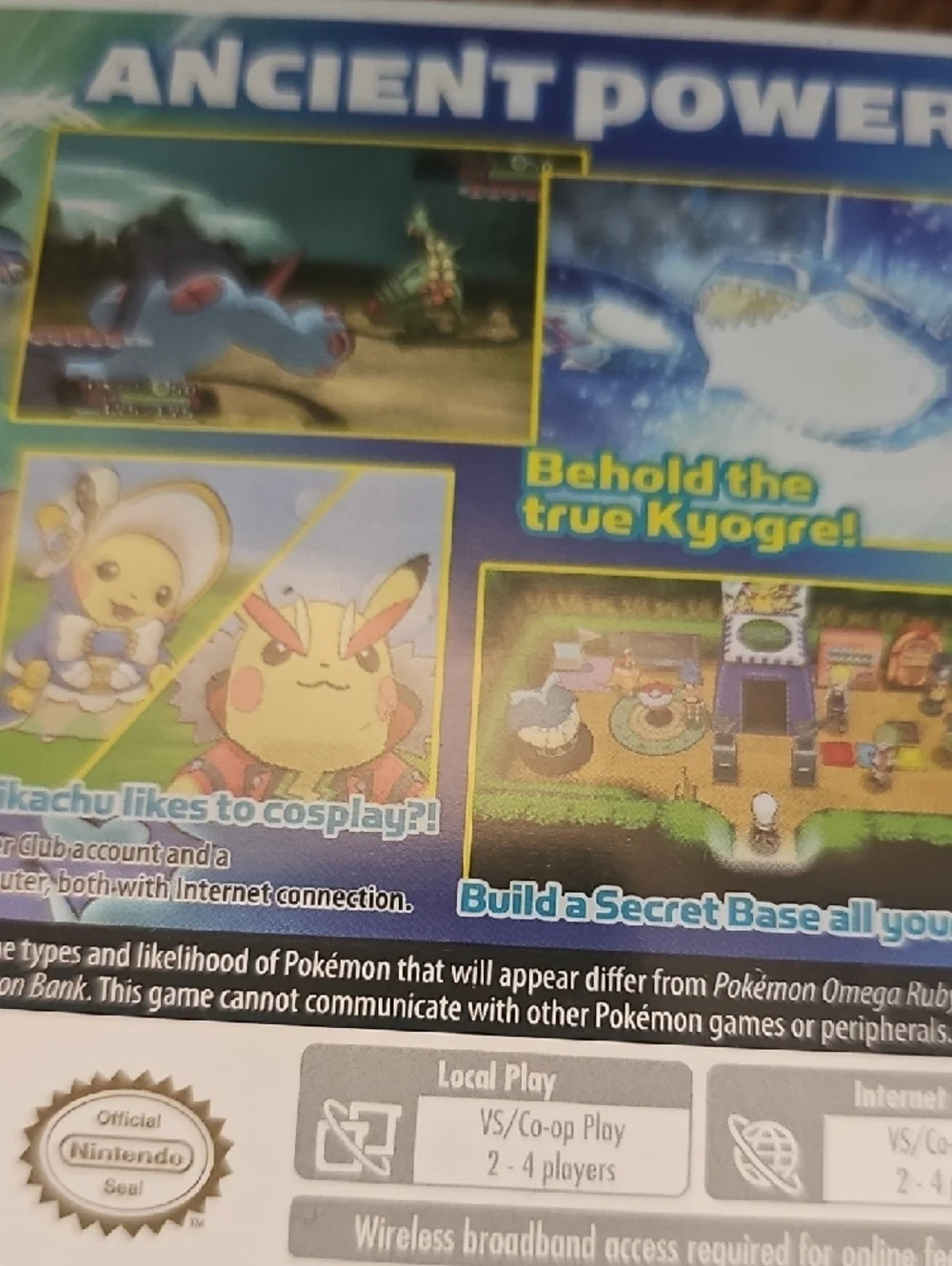 Nintendo Pokémon Alpha Sapphire (Blue) - Nintendo 3DS Like New